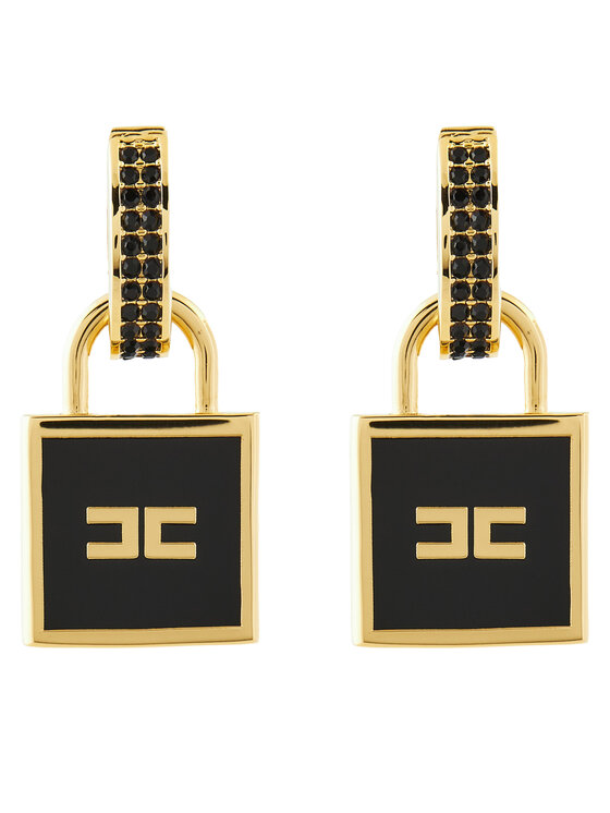 Elisabetta Franchi Elisabetta Franchi Kõrvarõngad OR-27-K46E2-V270 Must