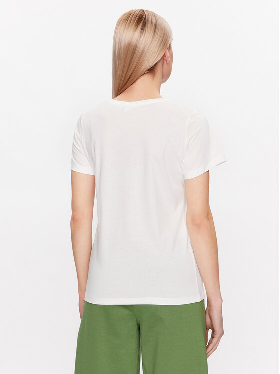 ICHI ICHI T-Shirt 20118132 Biały Regular Fit