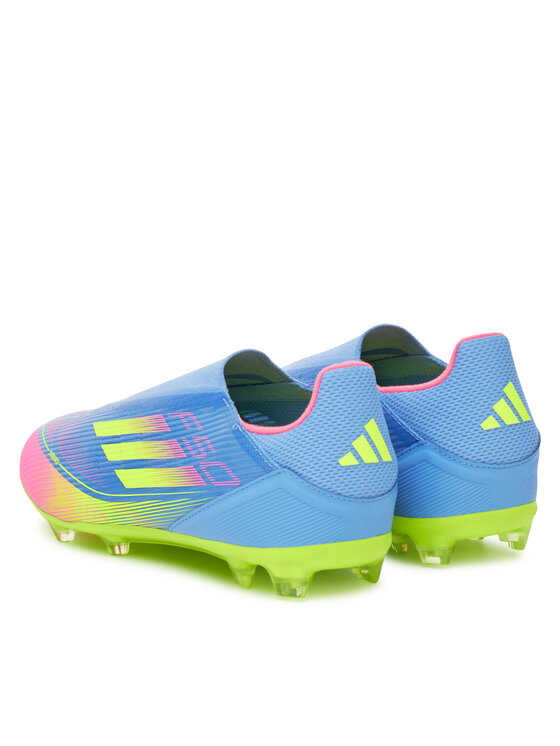 adidas adidas Buty do piłki nożnej F50 League Laceless Firm/Multi-Ground IE1240 Granatowy