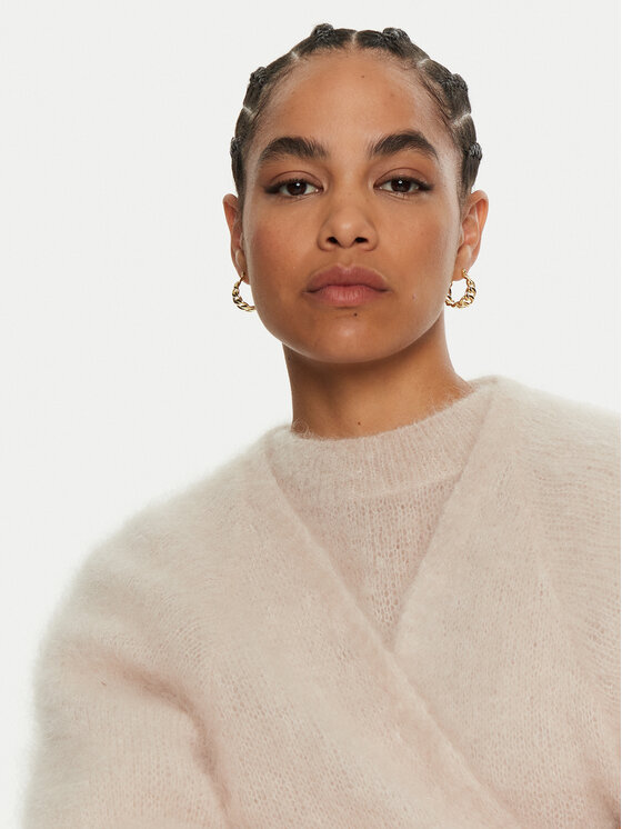 Dixie Dixie Kardigan M277K004A Écru Relaxed Fit
