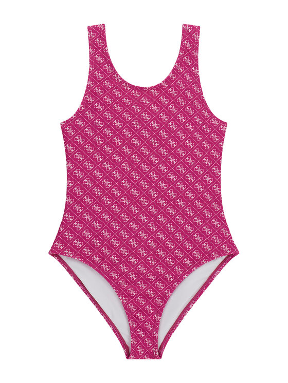 Guess Guess Bikiny J6GZ35 MC052 Tmavo ružová