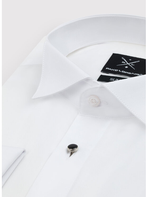 Pako Lorente Pako Lorente Koszula P000B-1X-165 Biały Slim Fit