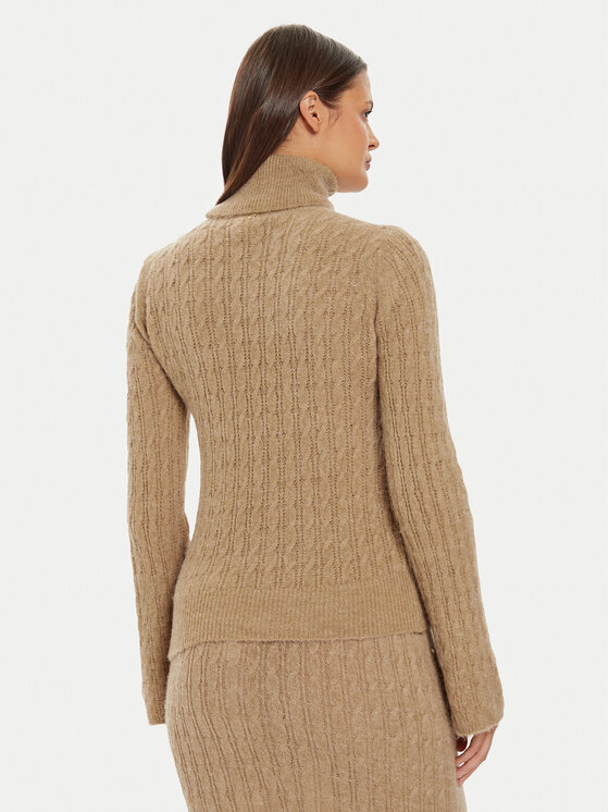 Liu Jo Liu Jo Rollkragenpullover WF4389 MA43P Beige Regular Fit