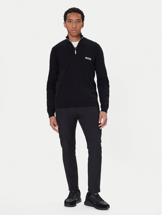 BOSS BOSS Pullover K_Hydro QZ-1 50541953 Schwarz Regular Fit