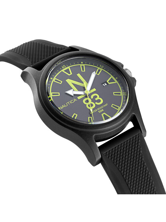 Nautica Nautica Ρολόι NAPJSS221 Μαύρο