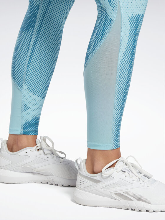 Reebok Reebok Colanți Lux Perform HA4373 Albastru Slim Fit