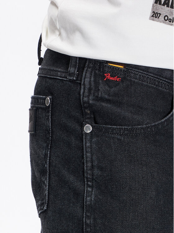 Wrangler Wrangler Jeansy W18S3018O 112326029 Czarny Slim Fit