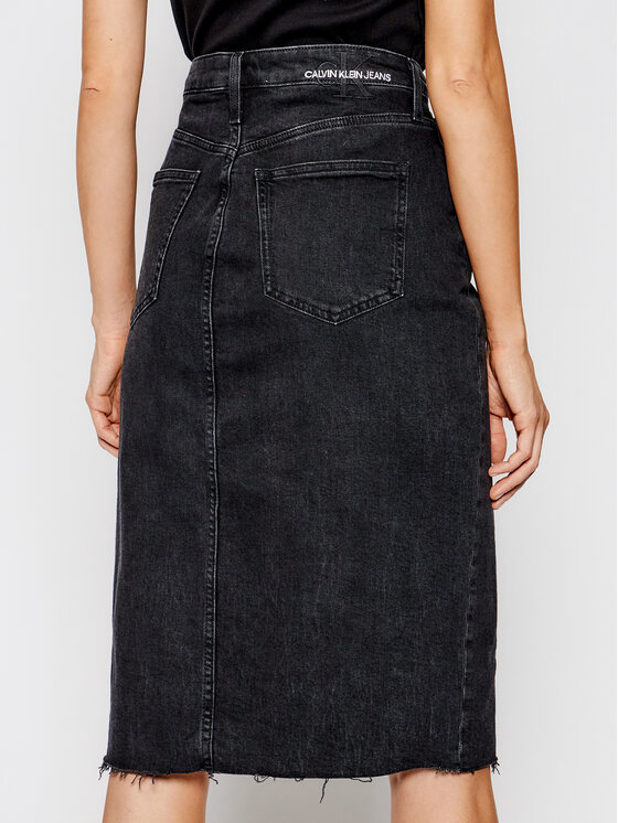 Calvin Klein Jeans Calvin Klein Jeans Gonna di jeans J20J215923 Nero Regular Fit