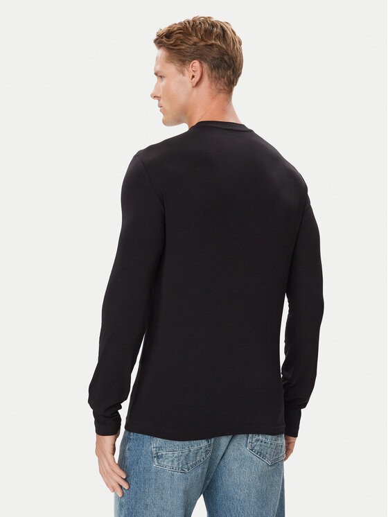EA7 Emporio Armani EA7 Emporio Armani Pikkade varrukatega T-särk 7M002417 AF10373 MC001 Must Slim Fit