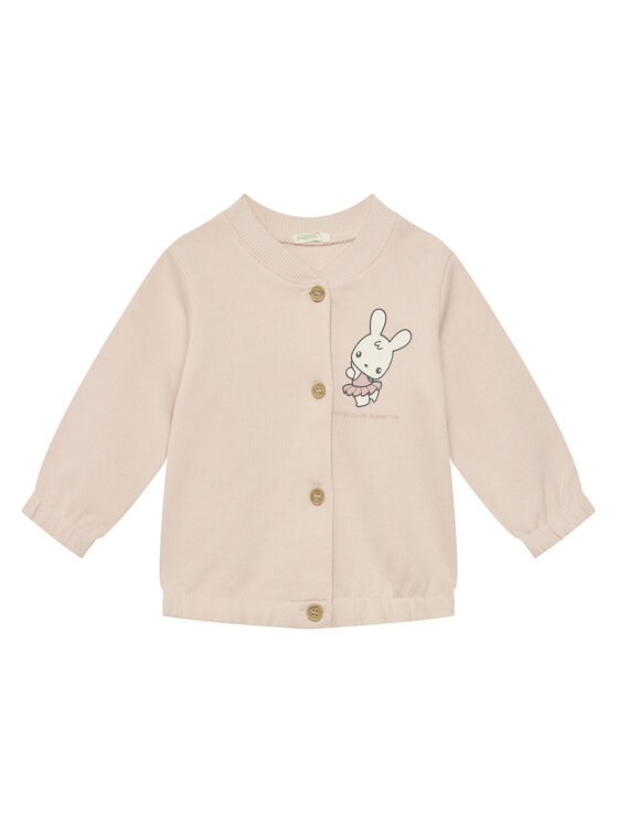 United Colors Of Benetton United Colors Of Benetton Trenerka 3J70AK012 Plava Regular Fit