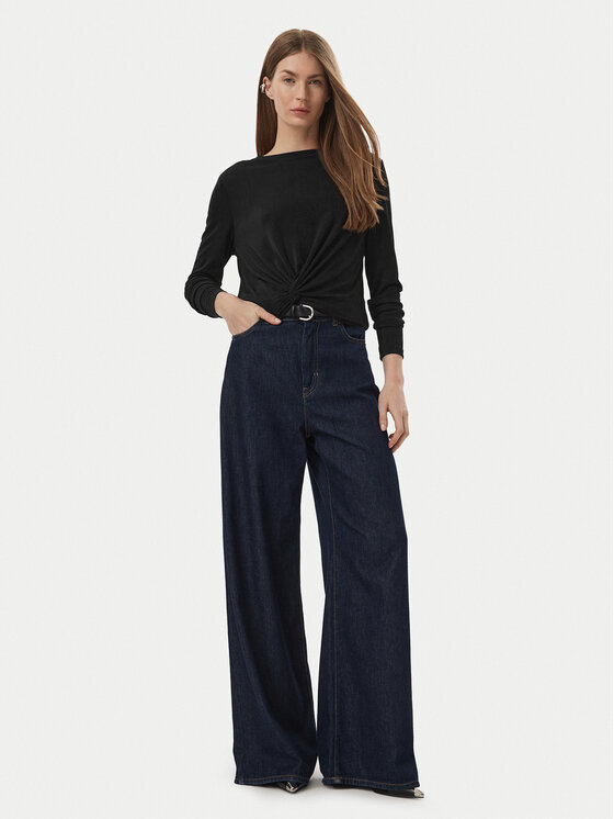 Nine West Блуза 62TSDL1101 Черен Regular Fit