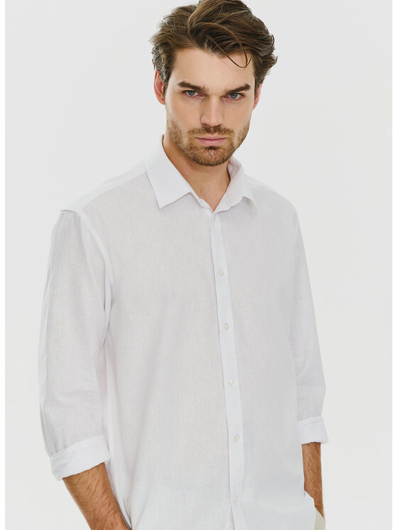 Pako Lorente Pako Lorente Koszula P24SF-1X-008 Biały Regular Fit