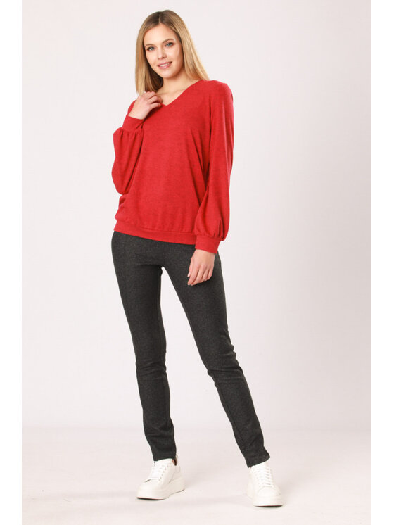 QUIOSQUE QUIOSQUE Bluzka 1NP004533 Różowy Regular Fit