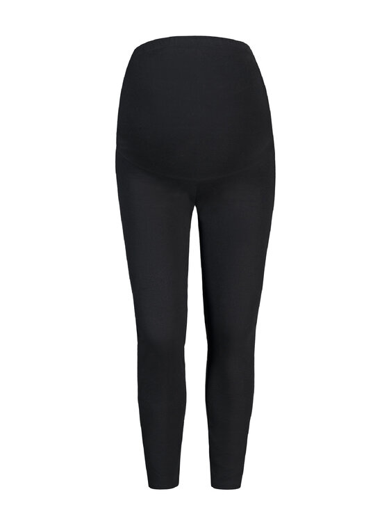 Teyli Teyli Legginsy bawełniane Ginna Czarny Regular Fit