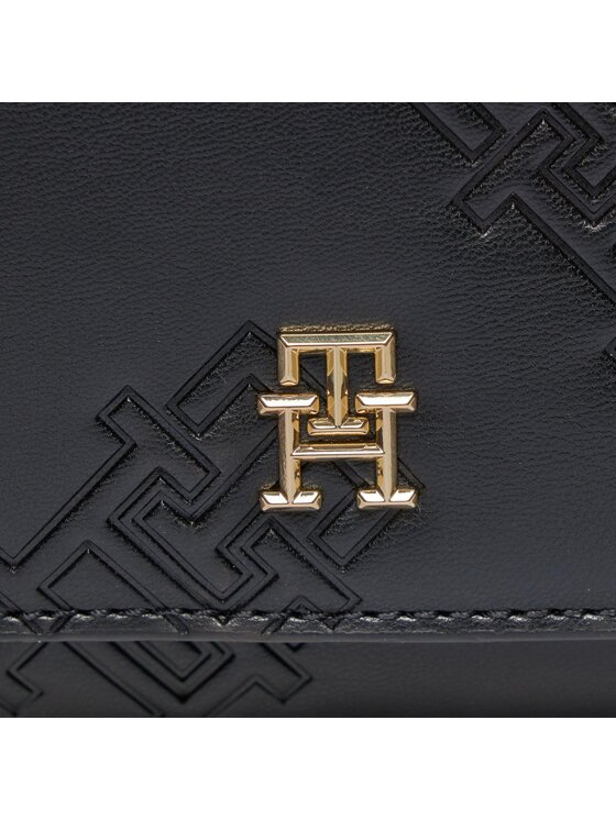 Tommy Hilfiger Tommy Hilfiger Handtasche Th Refined Crossover Mono AW0AW15727 Schwarz