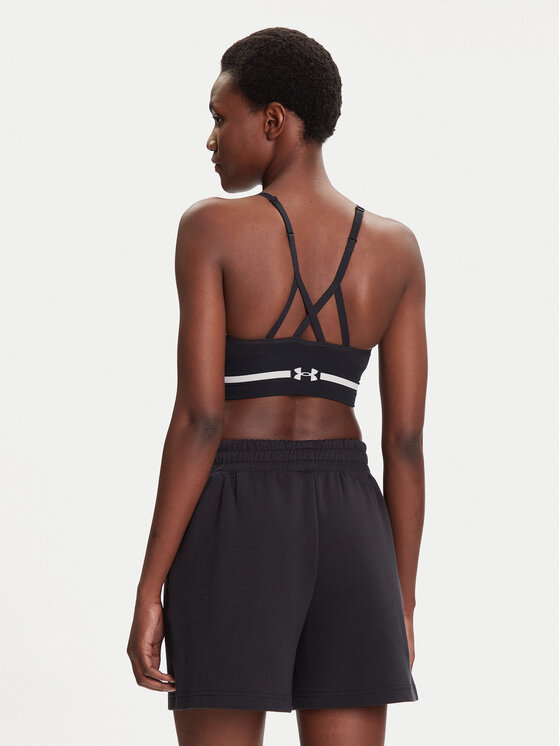 Under Armour Under Armour Športová podprsenka Ua Seamless Low Long Bra 1357719-001 Čierna Compression Fit