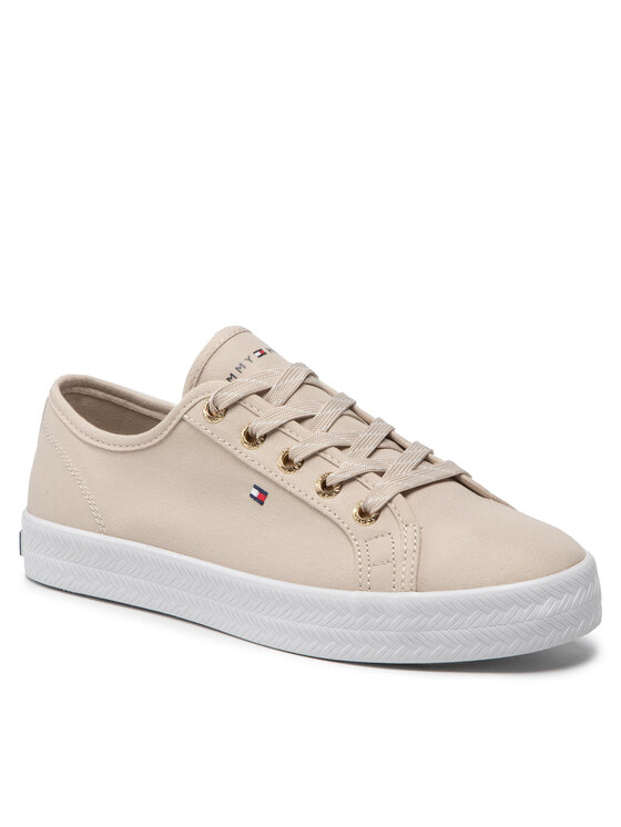 Tommy Hilfiger Tommy Hilfiger Кросівки Essential Sneaker FW0FW06664 Бежевий