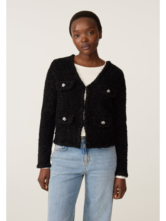Fabienne Chapot Fabienne Chapot Kardigan 6803-509-177 Czarny Regular Fit