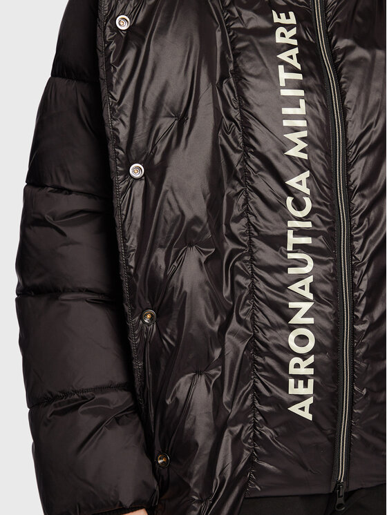 Aeronautica Militare Aeronautica Militare Prijelazna jakna 222AB2044DCT2893 Crna Regular Fit