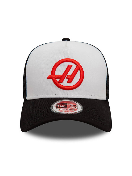 Haas F1 Team Haas F1 Team Czapka z daszkiem New Era Trucker 2024 Biały