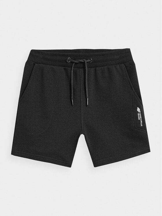 4F 4F Спортивні шорти 4FJSS23TSHOM049 Чорний Regular Fit