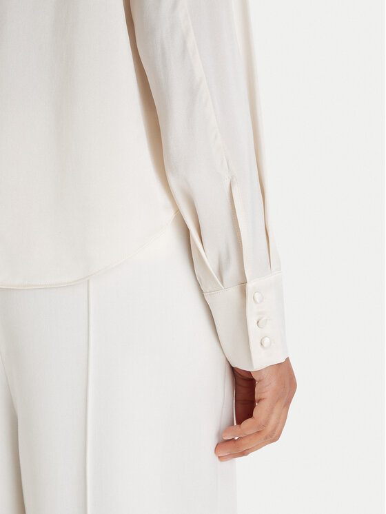 MAX&Co. MAX&Co. Majica Pascia 2616111051200 Écru Regular Fit