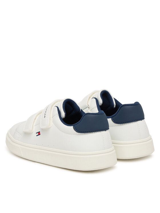 Tommy Hilfiger Tommy Hilfiger Sneakersy Low Cut Velcro Sneaker T1X9-35216-1355 S Biały