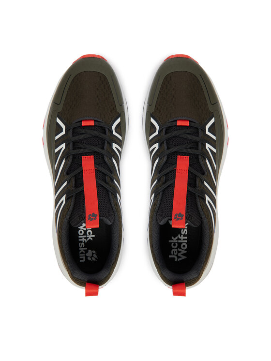 Jack Wolfskin Jack Wolfskin Туристически Wild Hike Low M A65579 Зелен