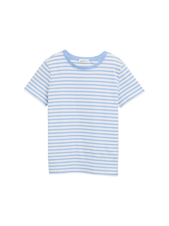 Tom Tailor Denim Tom Tailor Denim T-Shirt 1035867 Niebieski Boxy Fit