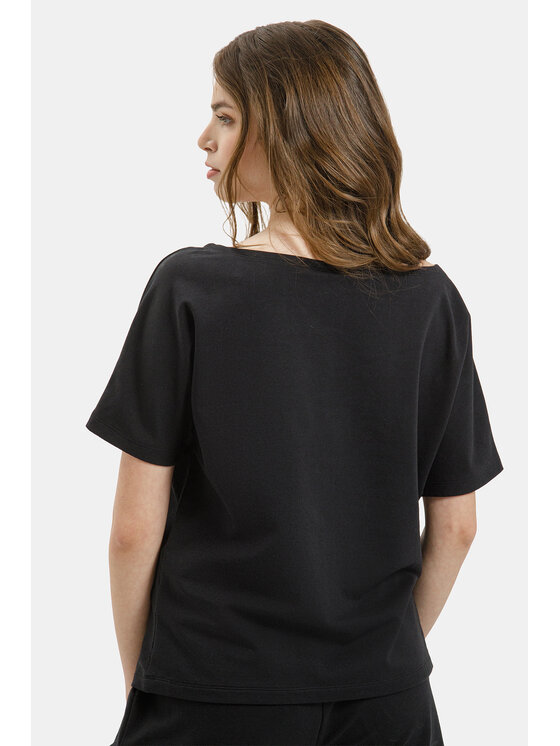 Cross Jeans Cross Jeans T-Shirt 55847-020 Czarny