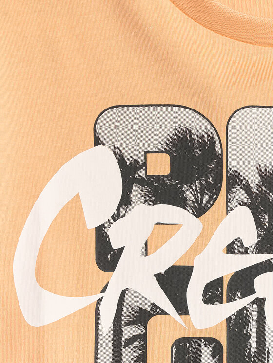 4F 4F T-Shirt SKATE & RIDE Pomarańczowy Loose Fit