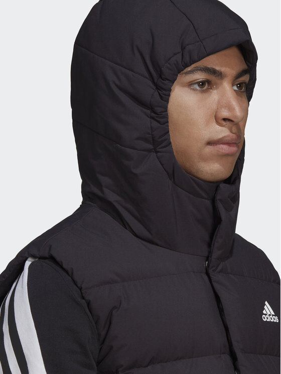 adidas adidas Liemenė Helionic Hooded Down Vest HG6277 Juoda Regular Fit