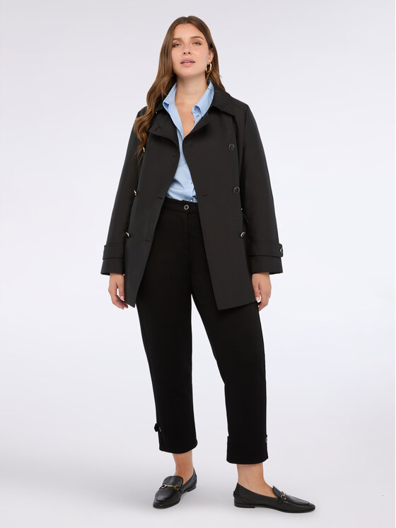 Fiorella Rubino Fiorella Rubino Cappotto invernale 8387T000334N033 Nero A-Line Fit