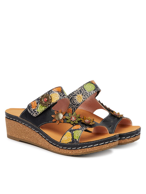 Laura Vita Laura Vita Шльопанці Facscineo 05 Чорний