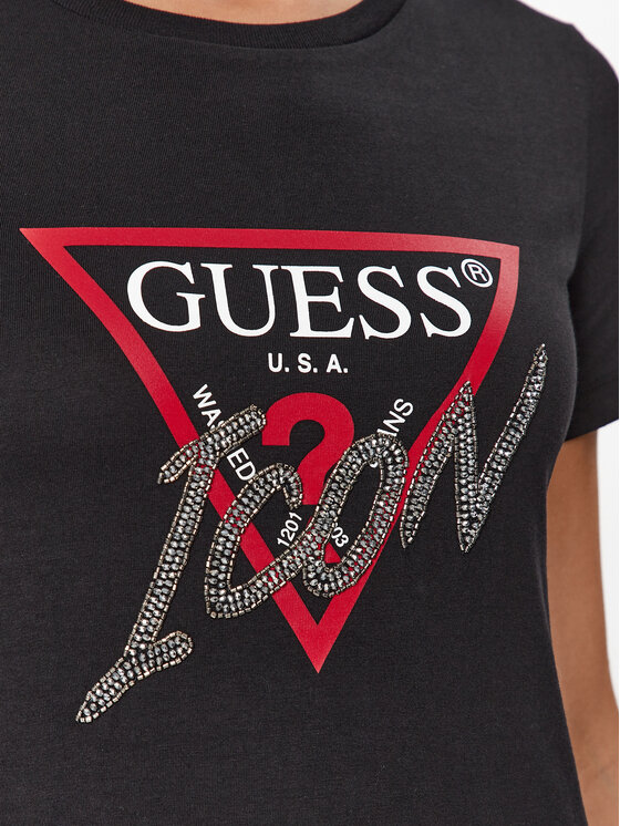 Black and red guess shirt online