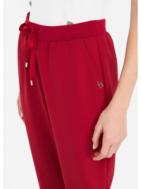 Liu Jo Liu Jo Pantaloni di tessuto TF5264T262091862 Rosso Regular Fit