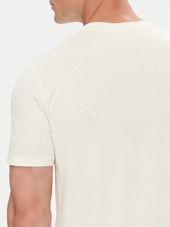 Mustang Mustang Tricou Austin 1016489 Écru Regular Fit