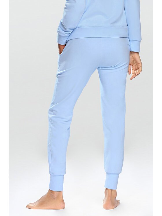 DKaren Sport DKaren Sport Spodnie dresowe Seattle Błękitny Classic Fit