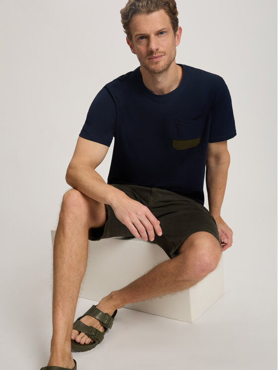 Cross Jeans Cross Jeans T-Shirt 16106-001 Granatowy Regular Fit