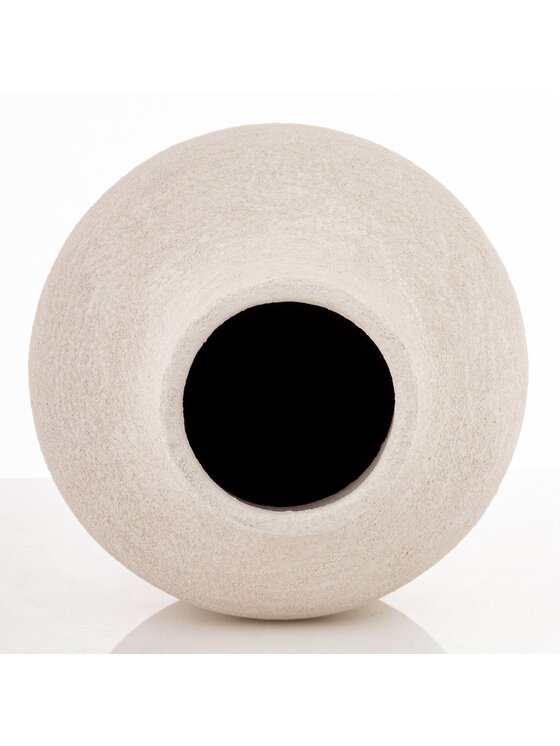 MIAhome MIAhome Wazon ceramiczny 35x18,5x18,5 cm MERINGA Biały
