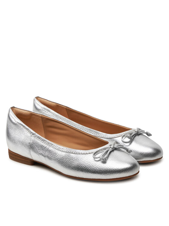 Clarks Clarks Baleriny Fawna Lily 26176380 Srebrny