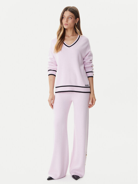 Liu Jo Sport Liu Jo Sport Džemperis TF5229 MS59L Rozā Regular Fit