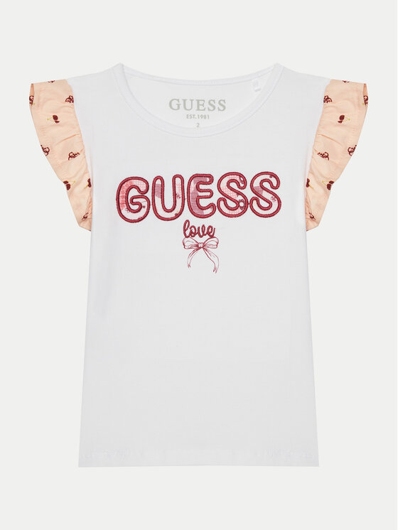 Guess Guess Compleu copii K5GG00 K6YW4 Alb Regular Fit