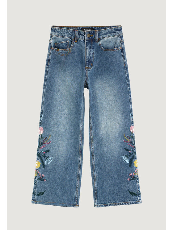 Desigual Desigual Jeansy DENIM_BRIDGE Niebieski Casual Fit