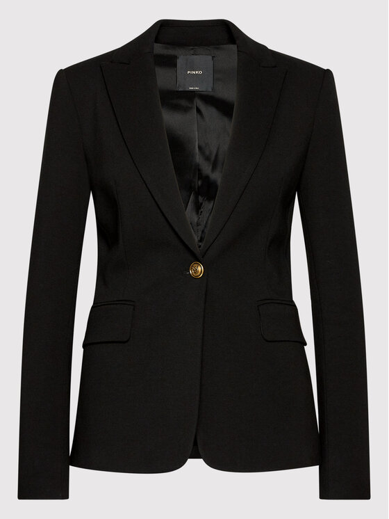 PINKO Pinko Sako Signum 1G17VN 1739 Černá Regular Fit
