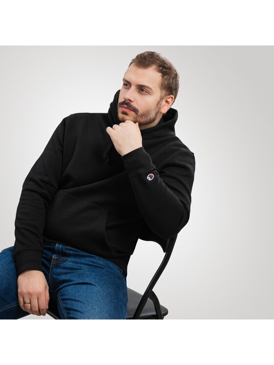 Champion Champion Bluza 219065-KK001-NBK_M Czarny Regular Fit