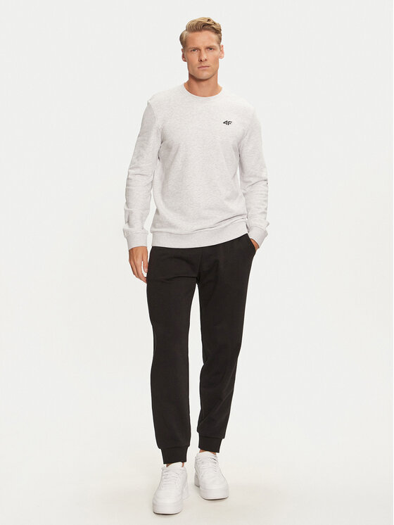 4F 4F Mikina 4FWMM00TSWSM1465 Sivá Regular Fit
