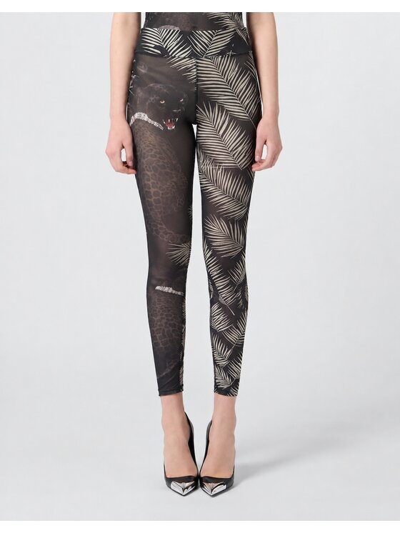 PHILIPP PLEIN PHILIPP PLEIN Leggings 32160 Nero Active Fit