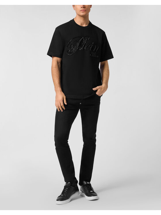 PHILIPP PLEIN PHILIPP PLEIN T-Shirt 27057 Czarny Regular Fit