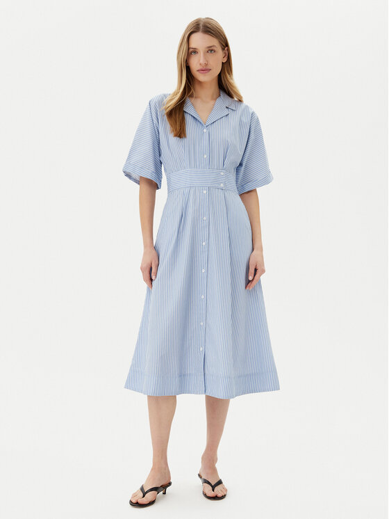 YAS YAS Košilové šaty Astor 26037276 Modrá Regular Fit